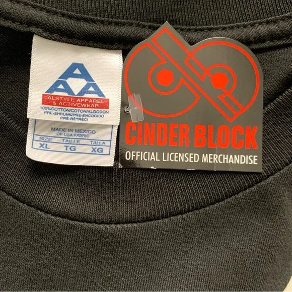 VTG Jet Get Born 2004 Band T Shirt Men’s XL Black Alt Rock Deadstock 00s Y2K - Picture 7 of 10